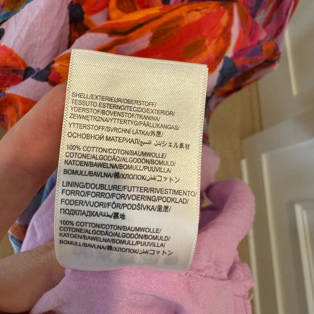 FARM Rio Tropical Banana Pink Maxi Dress size L - Picture 10 of 12